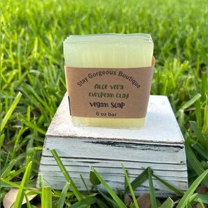 Vegan Aloe Vera and European Clay Soap
